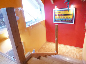 Treppenverglasung
