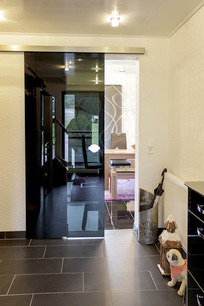 Schiebetür als Windfangtür